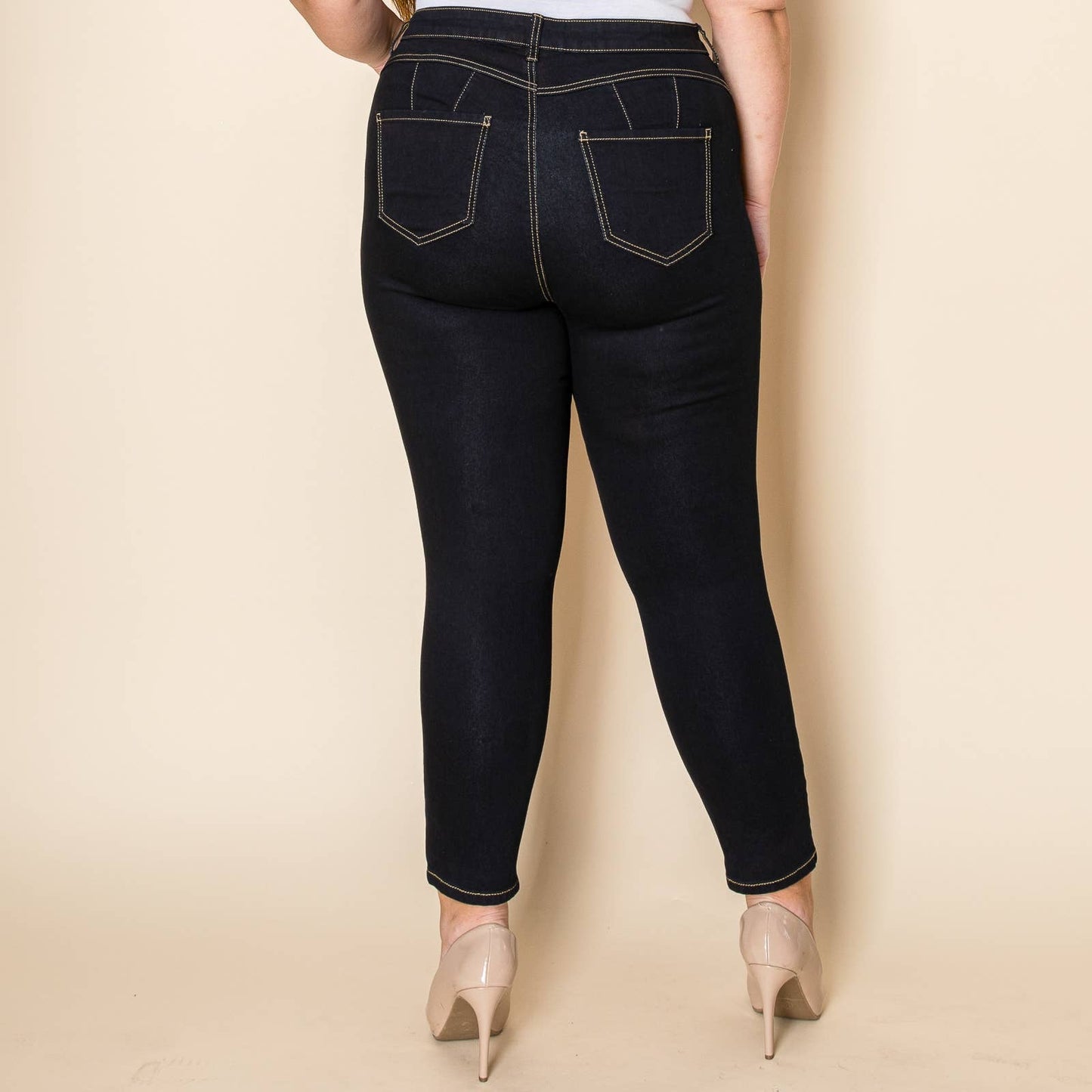 Black Casual Jeans-PLUS SIZE ONLY