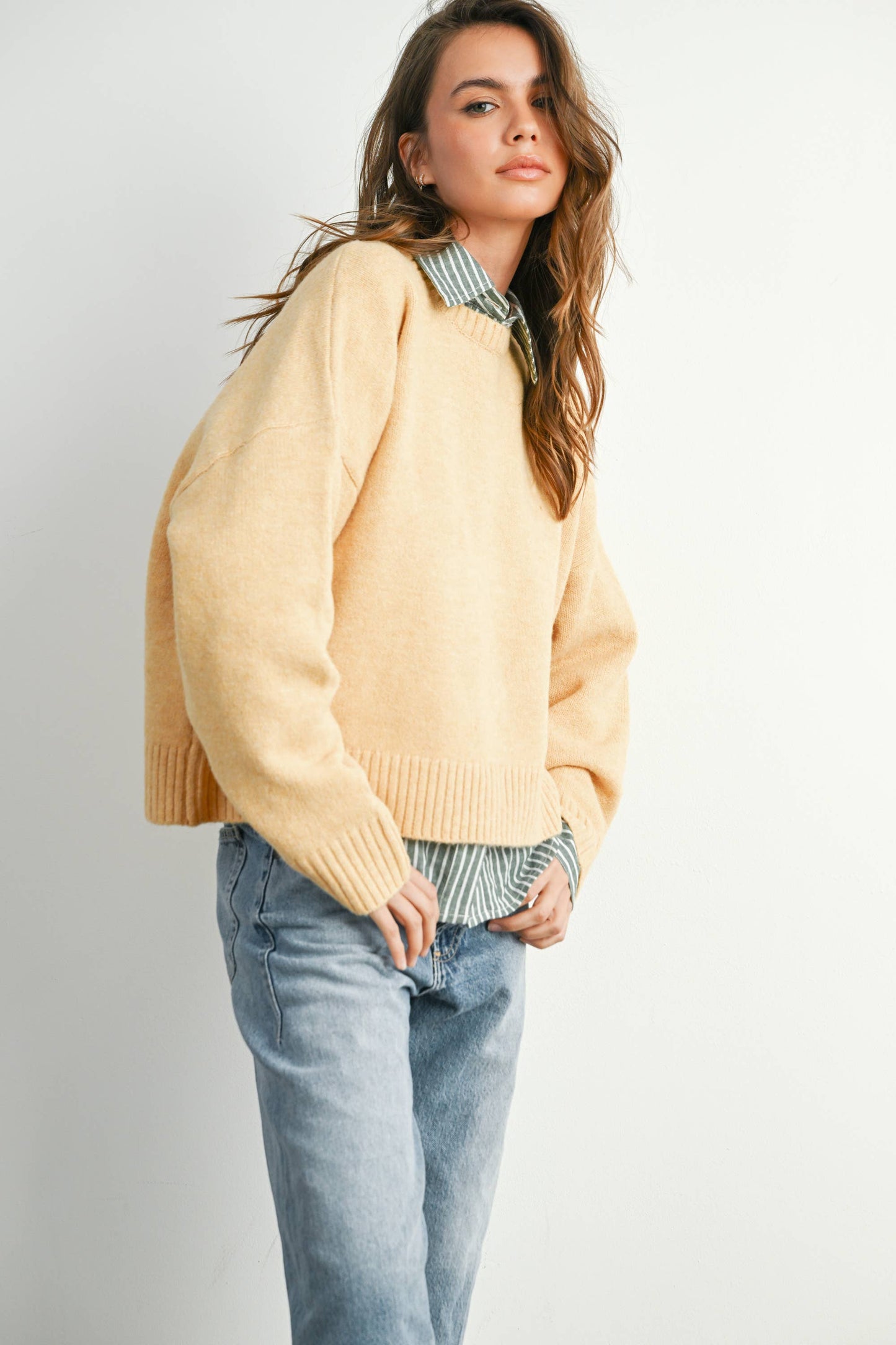 Tie-back Sweater - BMW7815