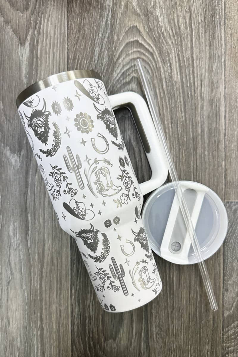 WESTERN STAINLESS STEEL TUMBLERS CUP 40oz