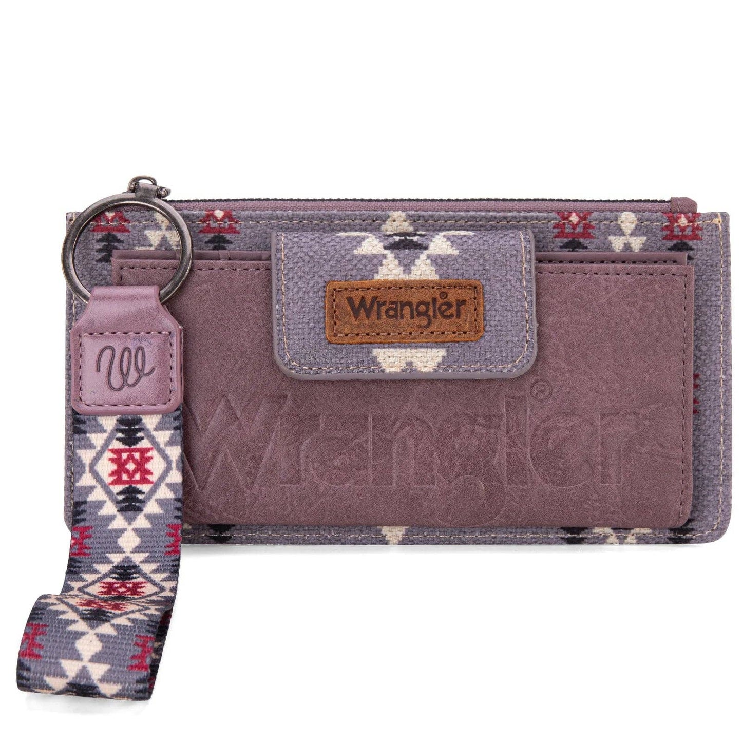 Wrangler Aztec Print Bi-Fold Wallet Wristlet *8 COLORS