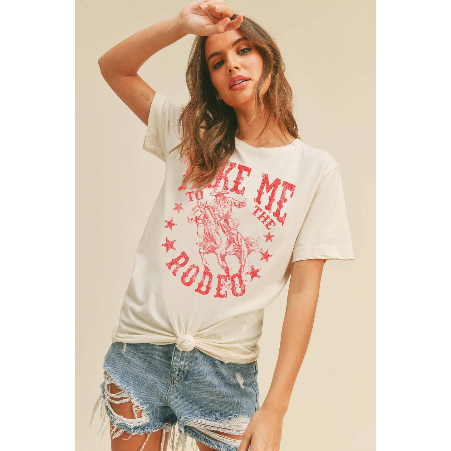 Take Me To The Rodeo Cowboy Graphic Tee