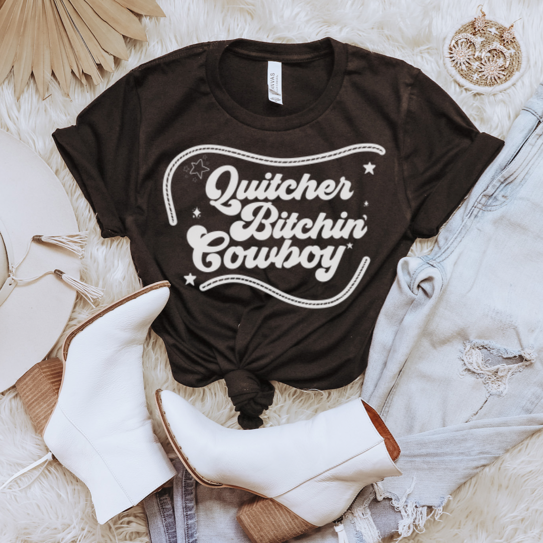 Quitcher Cowboy Tee