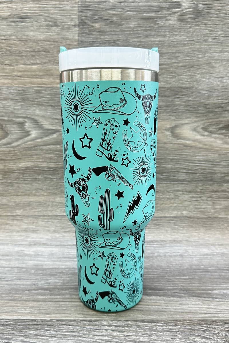 WESTERN STAINLESS STEEL TUMBLERS CUP 40oz