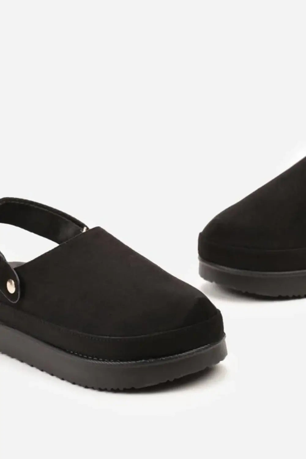 Women's Chunky Sling back Closed Toe Clogs