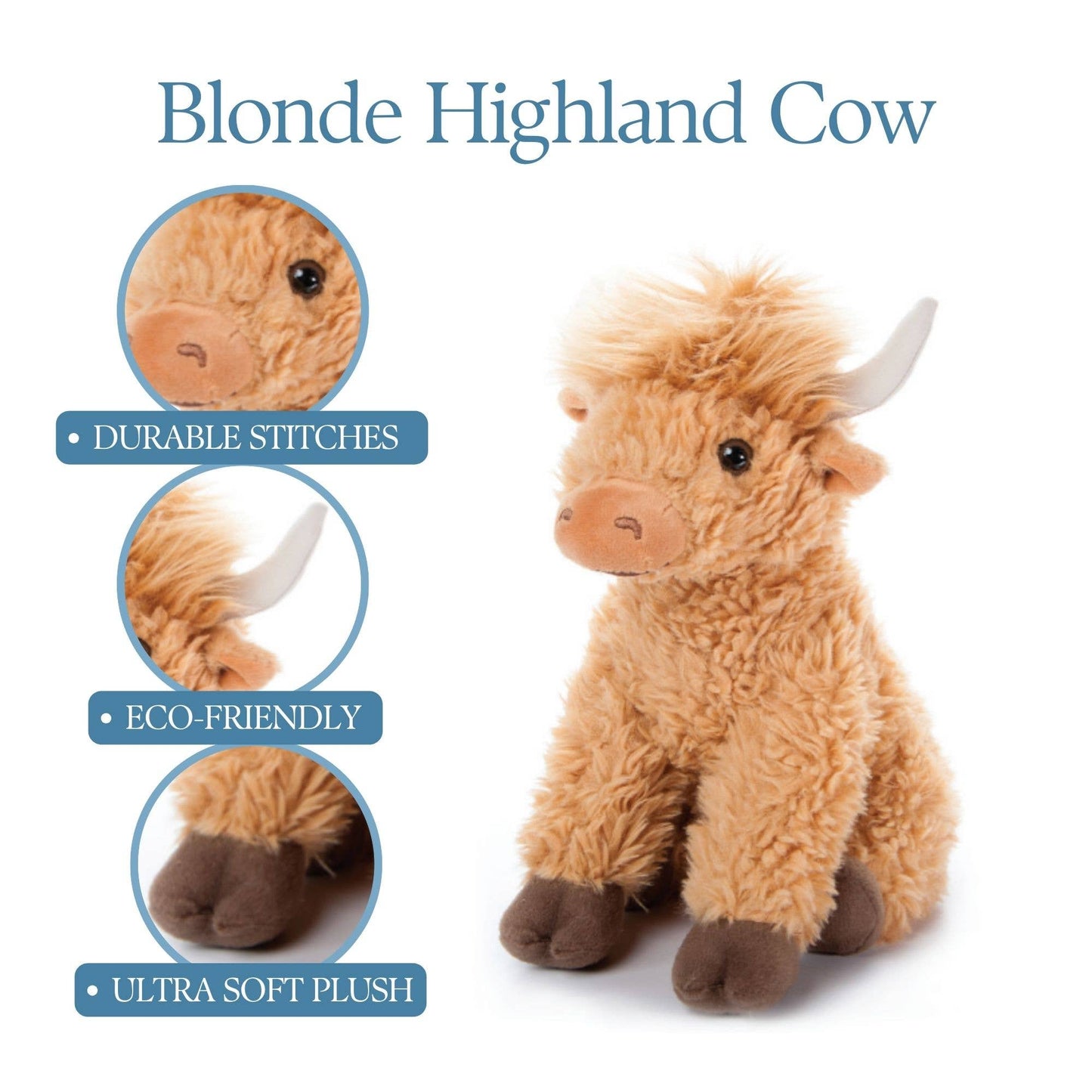 12" (28cm) Highland Cow Blonde