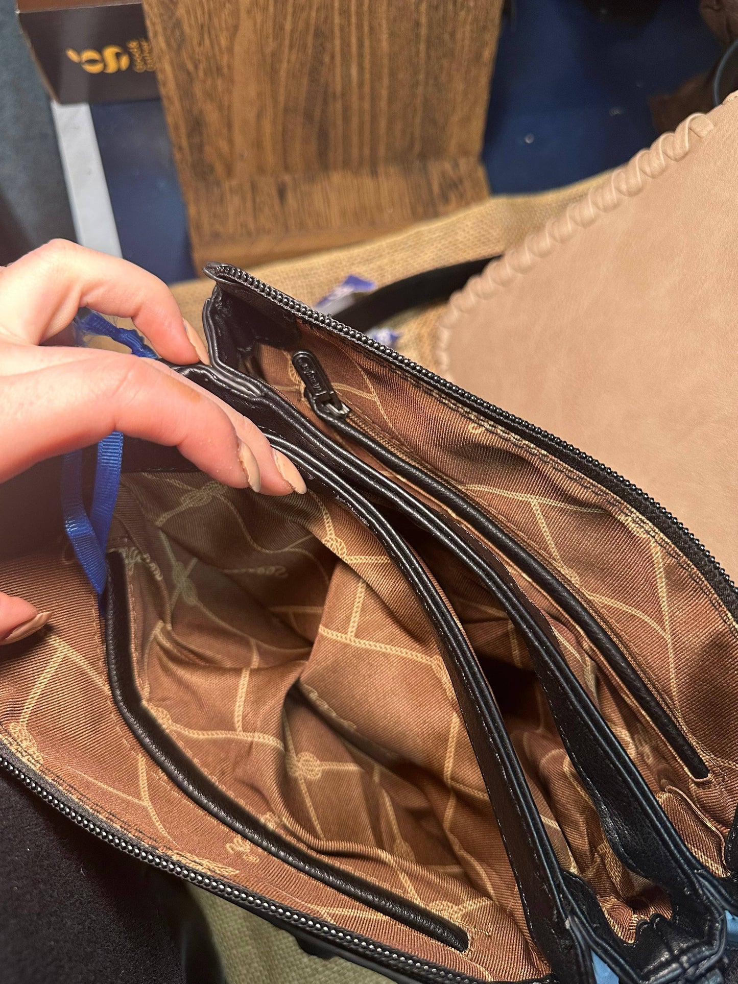 Wrangler Whipstitch Braided Strap Hobo/Crossbody Bag