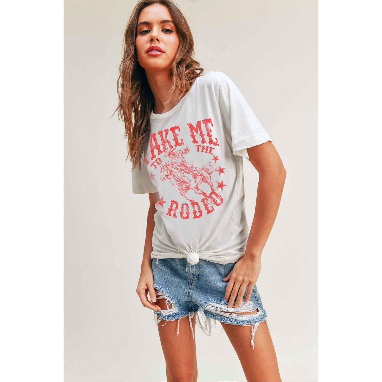 Take Me To The Rodeo Cowboy Graphic Tee