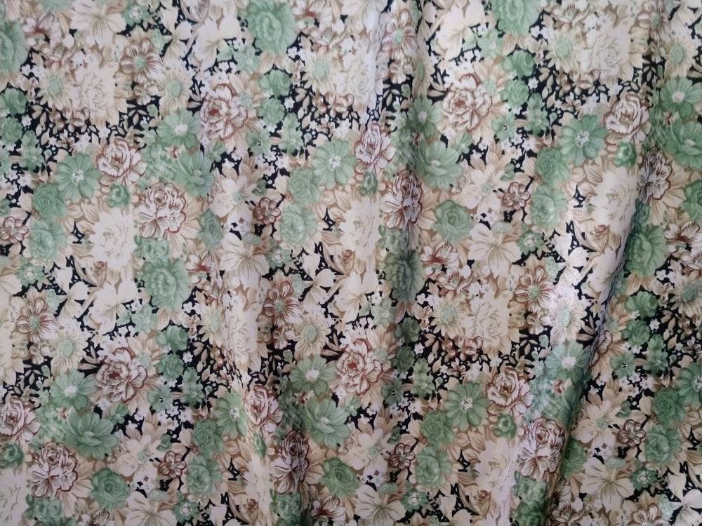 Wild Rag Sage Green Vintage Floral Print Cowboy Western Neck Scarf Neckerchief Bandanna by Double B Wild Rags
