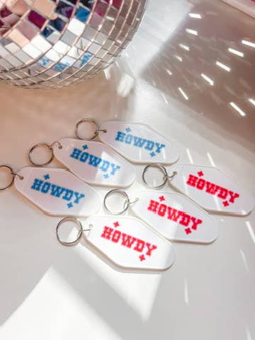 Howdy Motel Keychain
