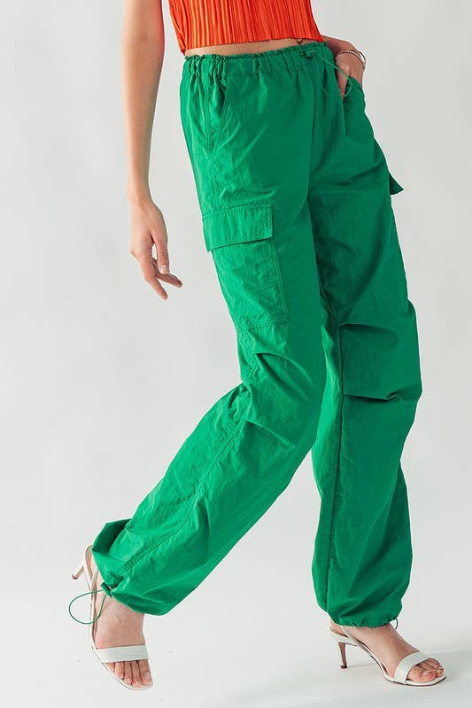 BELLA TOGGLE DRAWSTRING CARGO PANTS