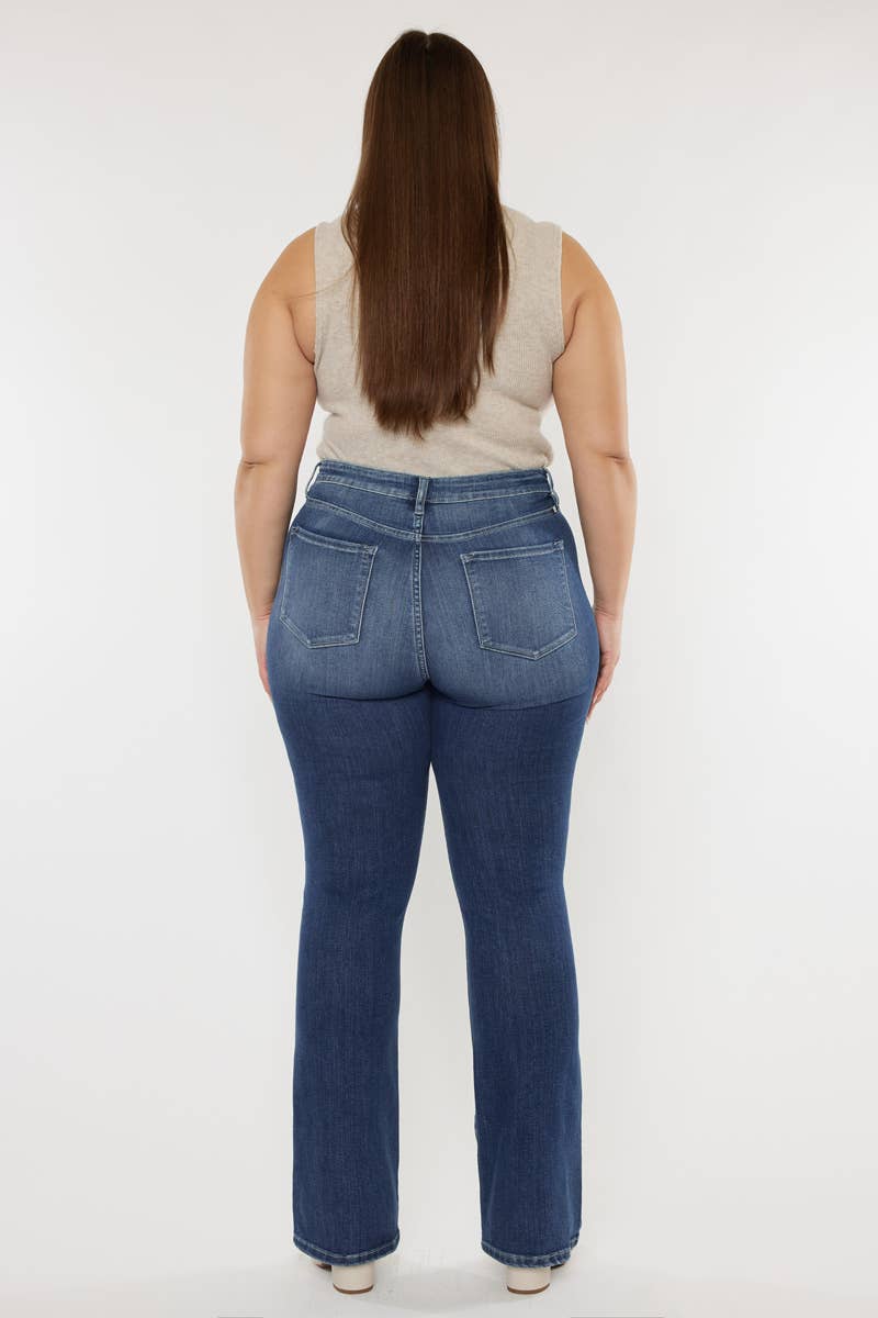 KANCAN PLUS SIZE BOOTCUT JEANS