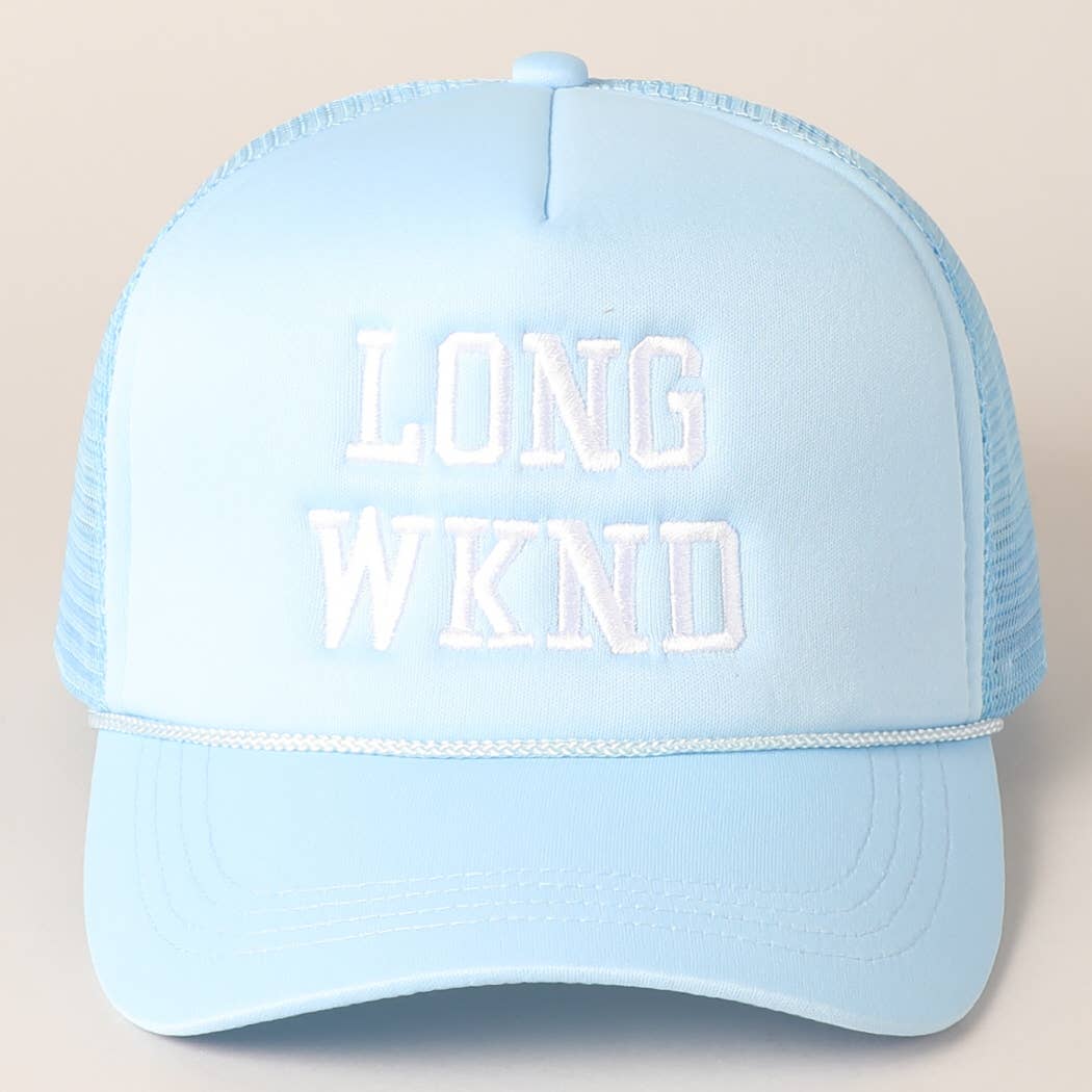LONG WKND Foam Trucker Cap