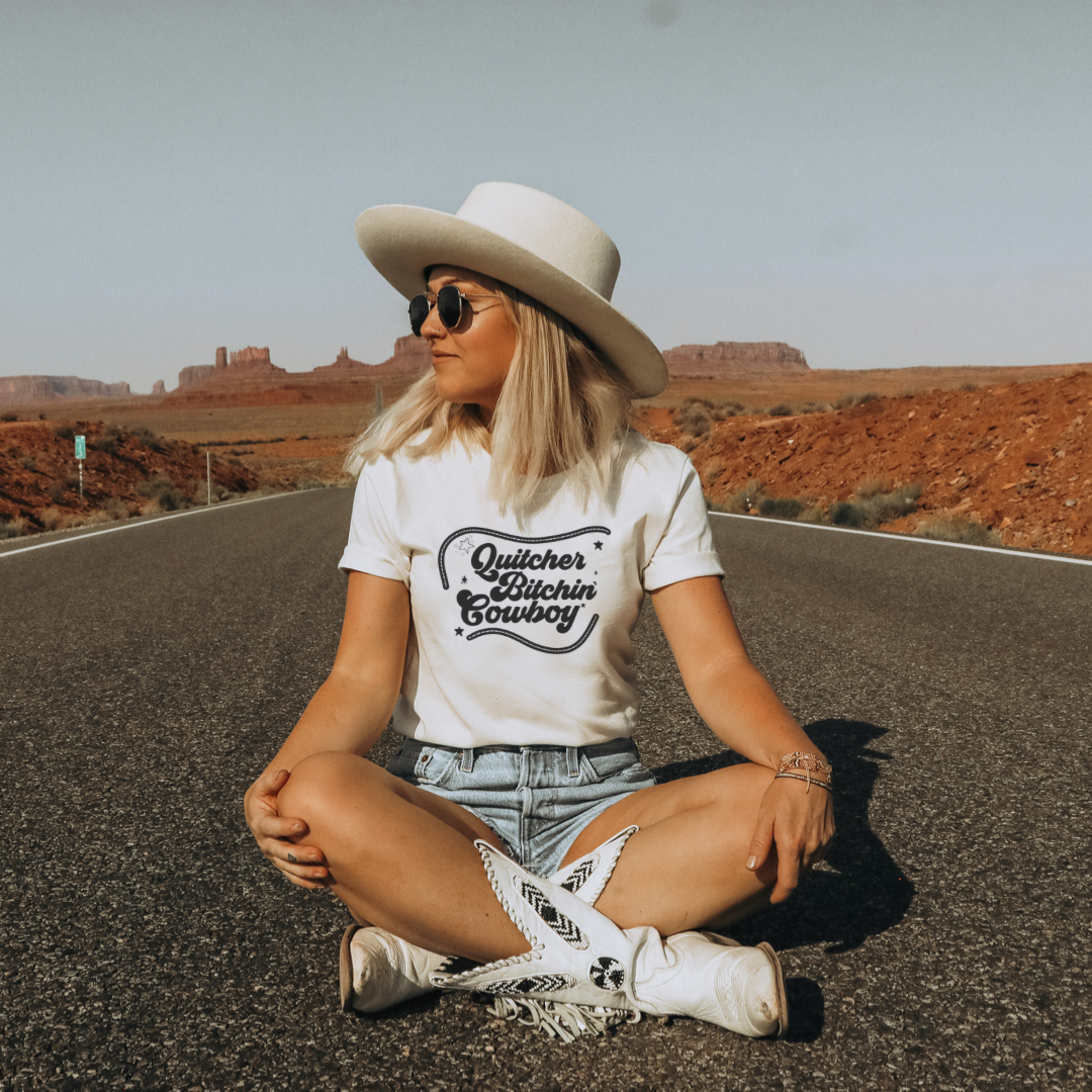 Quitcher Cowboy Tee