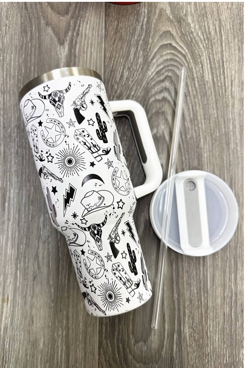 WESTERN STAINLESS STEEL TUMBLERS CUP 40oz