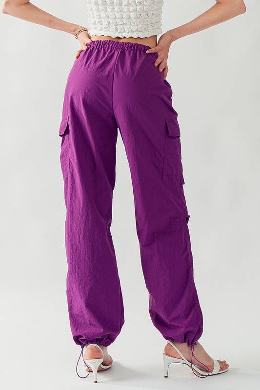 BELLA TOGGLE DRAWSTRING CARGO PANTS