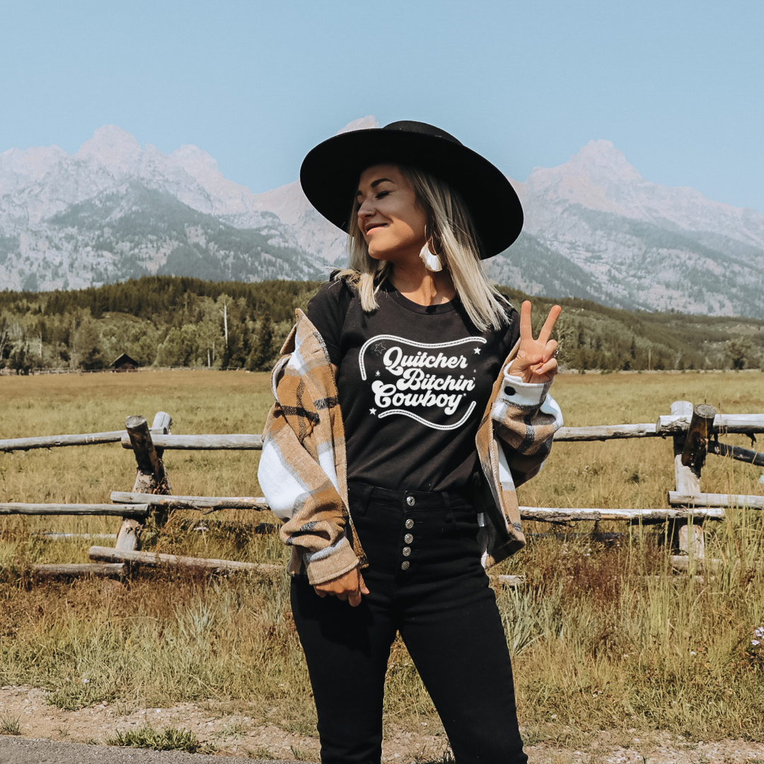 Quitcher Cowboy Tee