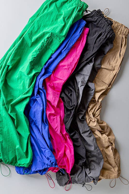 BELLA TOGGLE DRAWSTRING CARGO PANTS