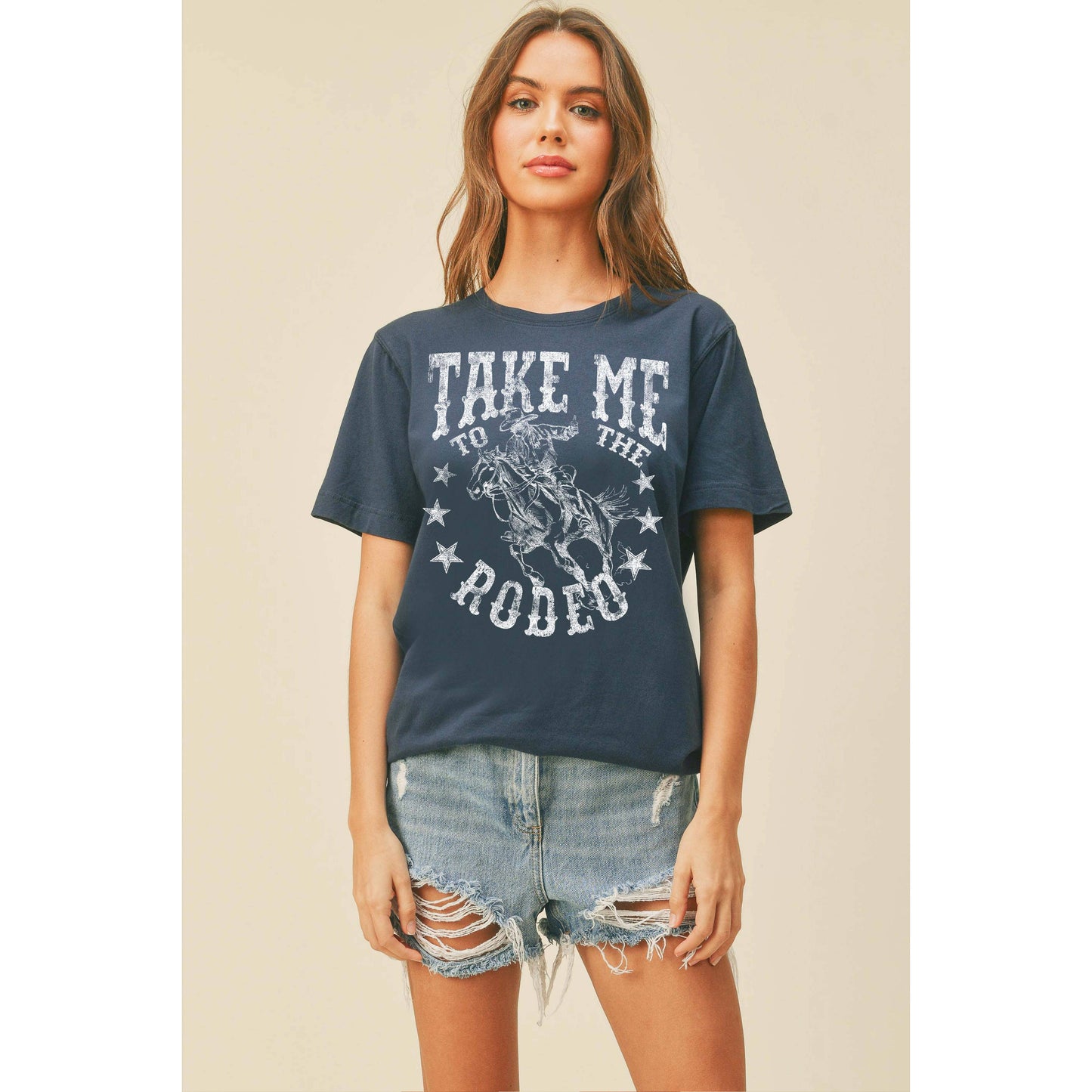 Take Me To The Rodeo Cowboy Graphic Tee