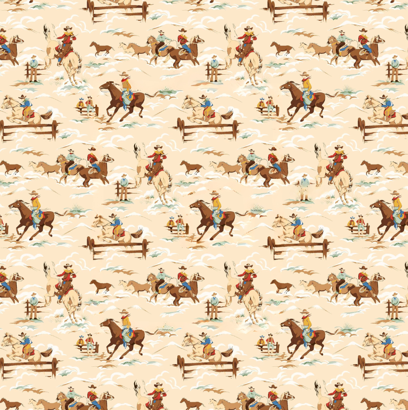Horsin' Around Western King Size Super Soft Plush Blanket