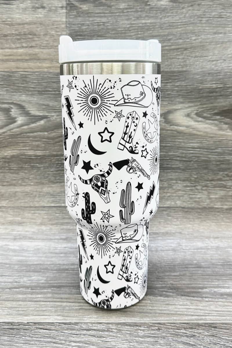 WESTERN STAINLESS STEEL TUMBLERS CUP 40oz