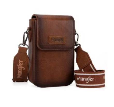 Wrangler Crossbody Cell Phone Purse With Back Card Slots