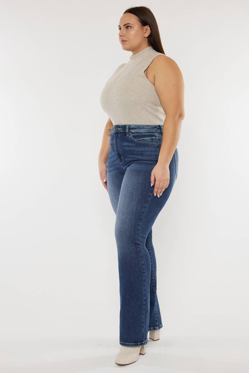 KANCAN PLUS SIZE BOOTCUT JEANS