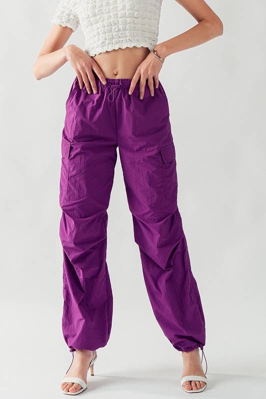 BELLA TOGGLE DRAWSTRING CARGO PANTS