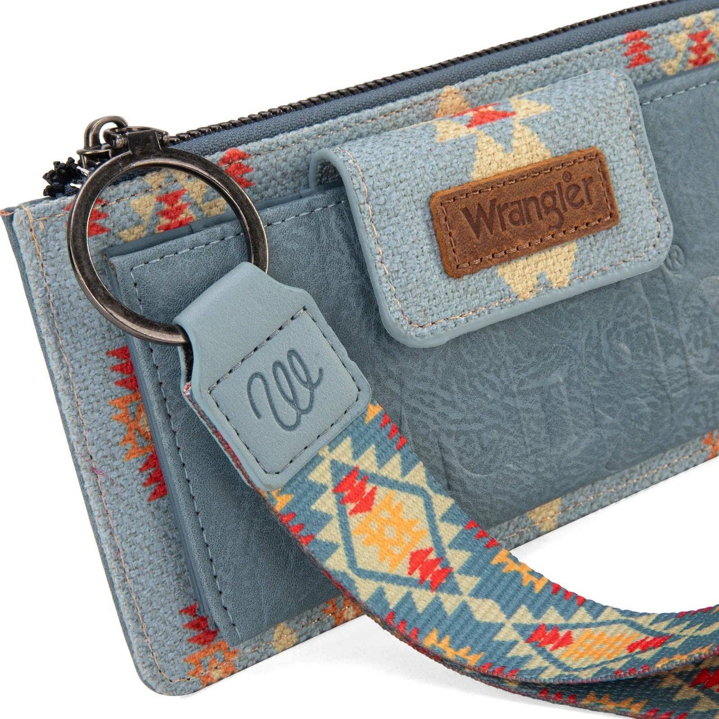 Wrangler Aztec Print Bi-Fold Wallet Wristlet *8 COLORS