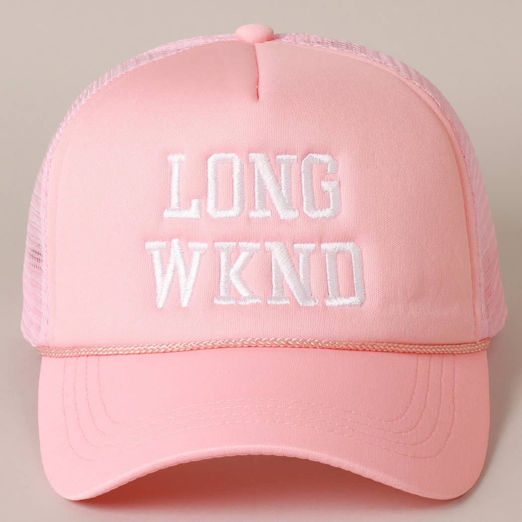 LONG WKND Foam Trucker Cap