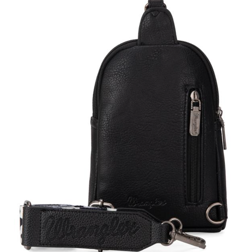 Wrangler Cow Print Sling Bag