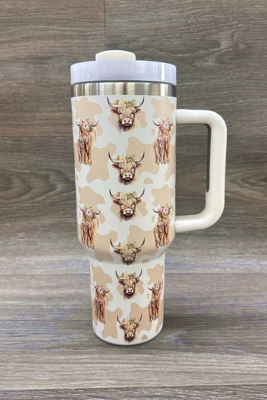 HIGHLAND COW STAINLESS STEEL TUMBLERS CUP 40oz      (Copy)