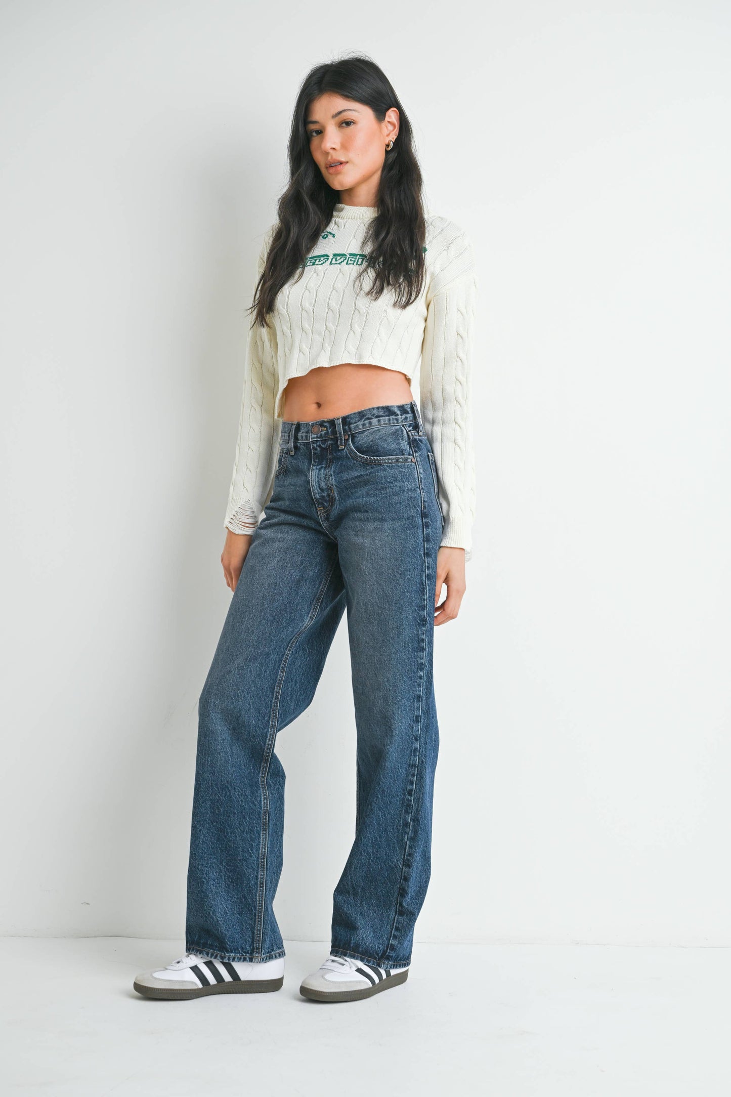 Classic Full Length Relaxed Straight - DARK DENIM - BP470N