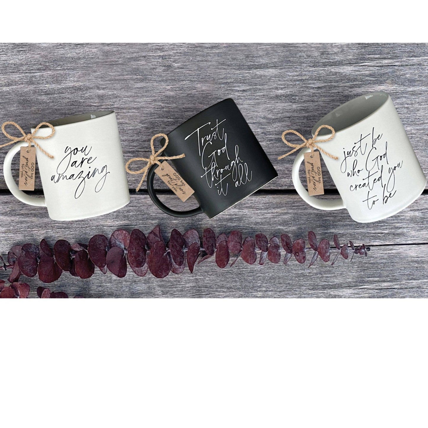 LCP Mug White Just Be 18 Oz Ephesians 1