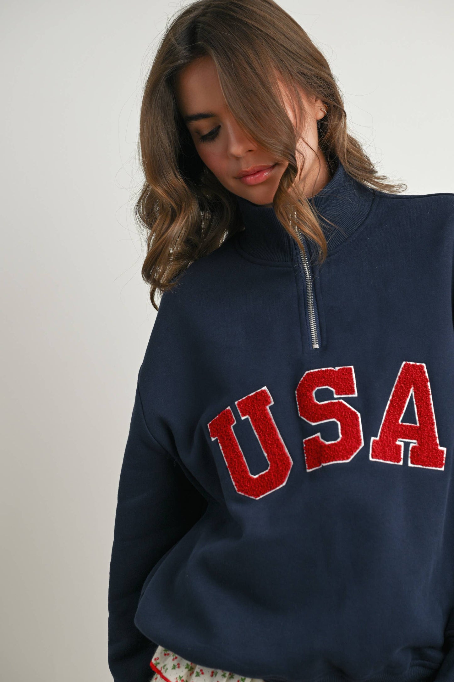Quarter Zip Long Sleeve Top - BMT7795