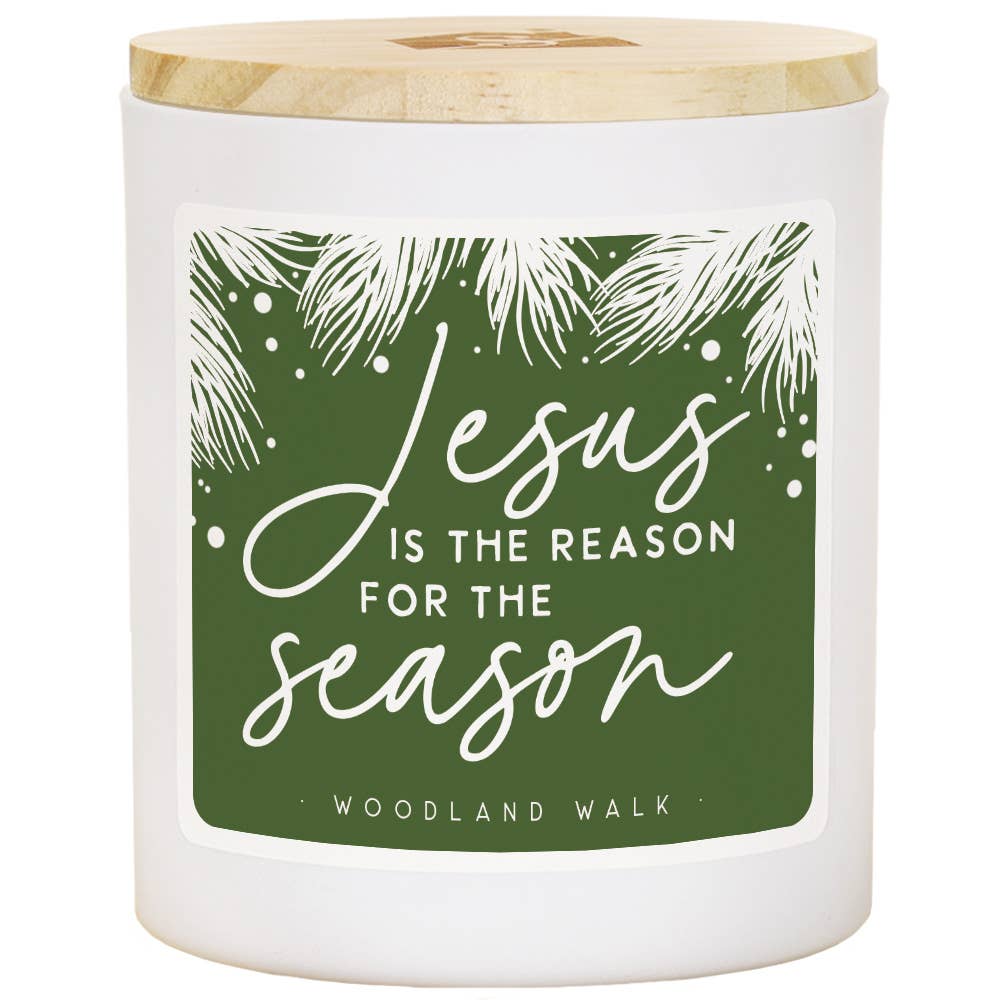 Jesus Season Christmas Soy-Based Candle
