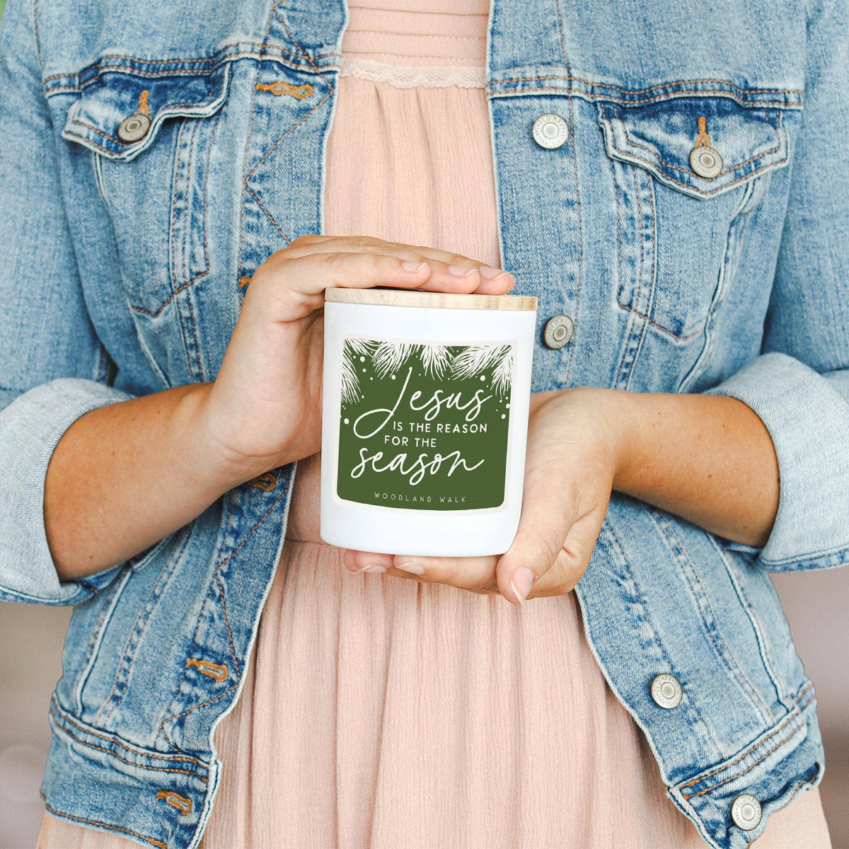 Jesus Season Christmas Soy-Based Candle