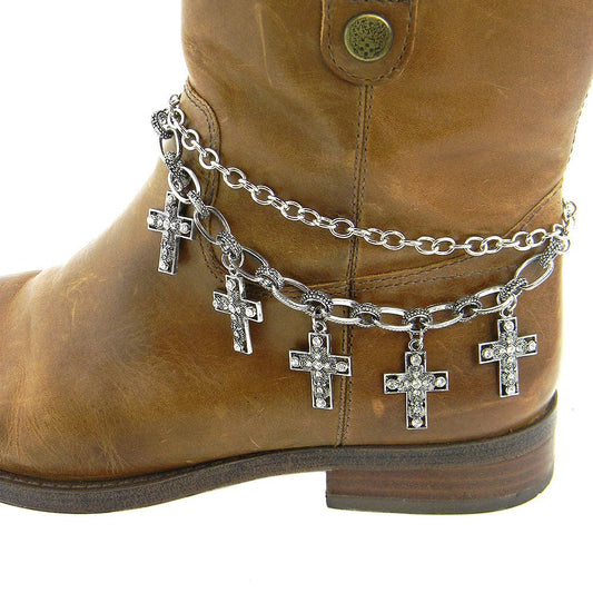 CROSS CHARM BOOT CHAIN
