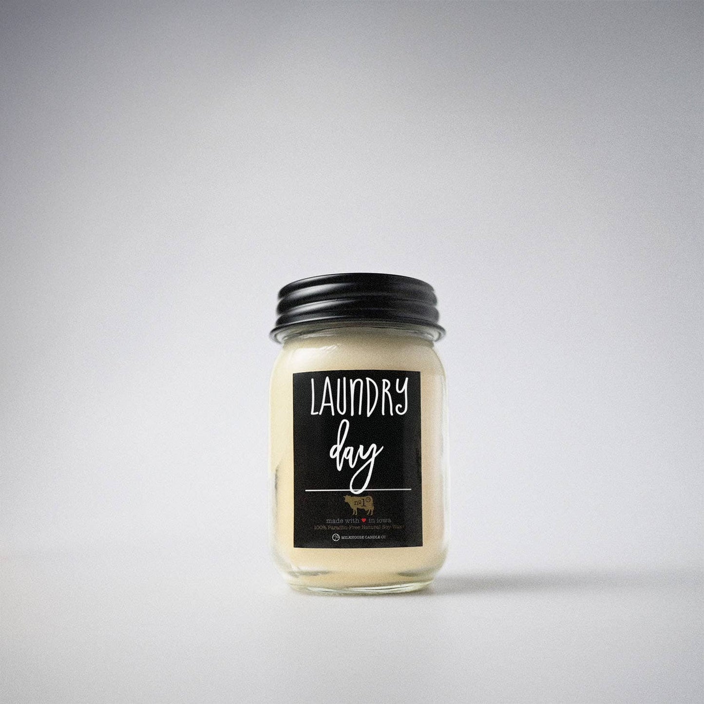 13 oz Mason Jar Candle: Laundry Day