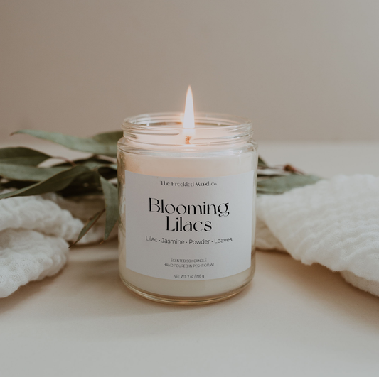 NO LABEL Soy Wax Candle, Jar Candles, Soy Non-Toxic Candles