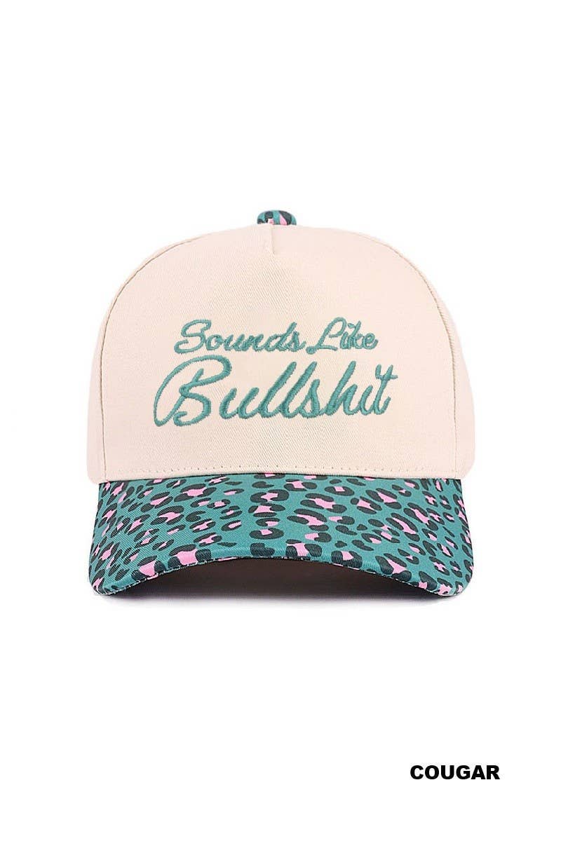 Sounds Like Bullshit Two Tone Canvas Cotton Cap