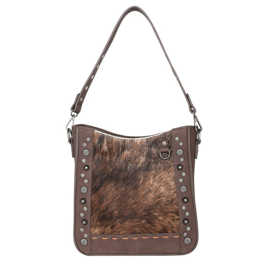 TR140G-921 Trinity Ranch Hair-On Cowhide Hobo Bag