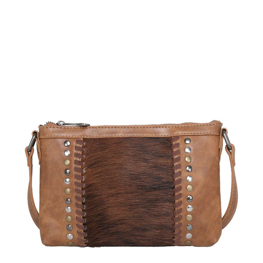 TR117-181 Trinity Ranch Hair-On Leather Collection Small Crossbody