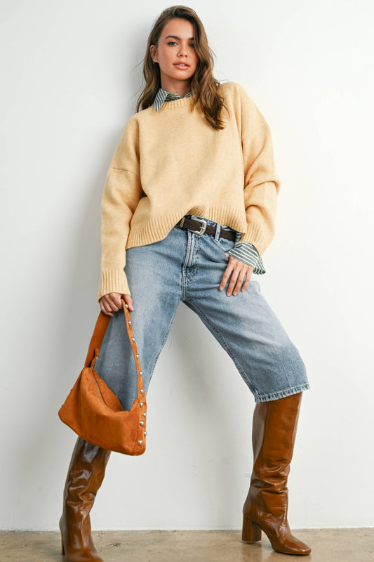 Tie-back Sweater - BMW7815