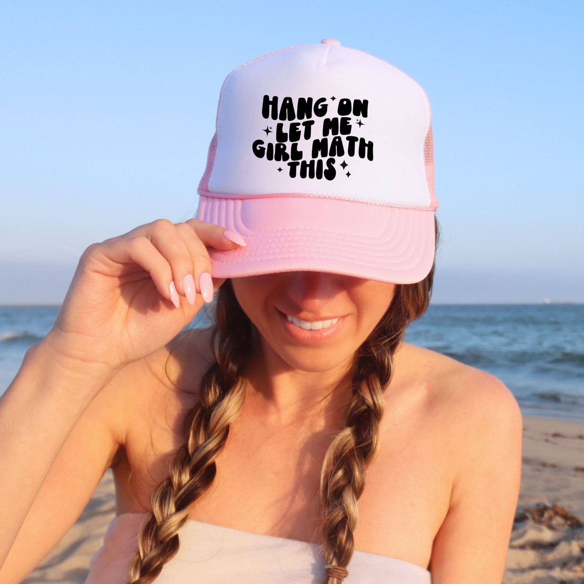 Girl Math Trucker Hat, Fall Western Trucker Hat