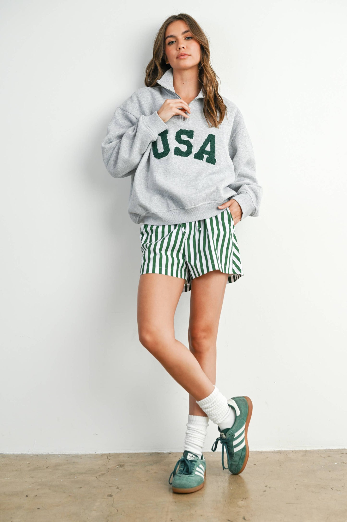 Quarter Zip Long Sleeve Top - BMT7795