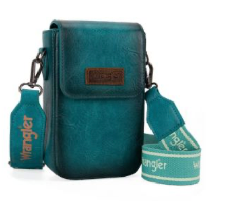 Wrangler Crossbody Cell Phone Purse With Back Card Slots