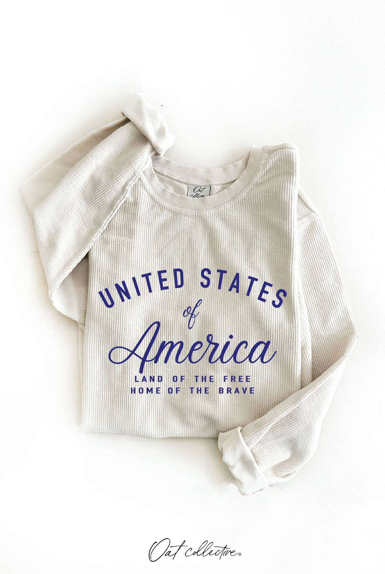 UNITED STATES OF AMERICA Thermal Vintage Pullover
