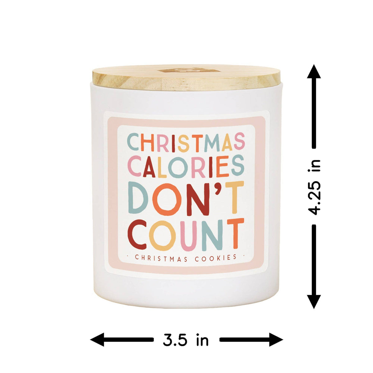 Christmas Calories Christmas Soy-Based Candle