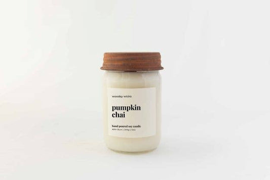 Pumpkin Chai Soy Wax Farmhouse Fall Candle