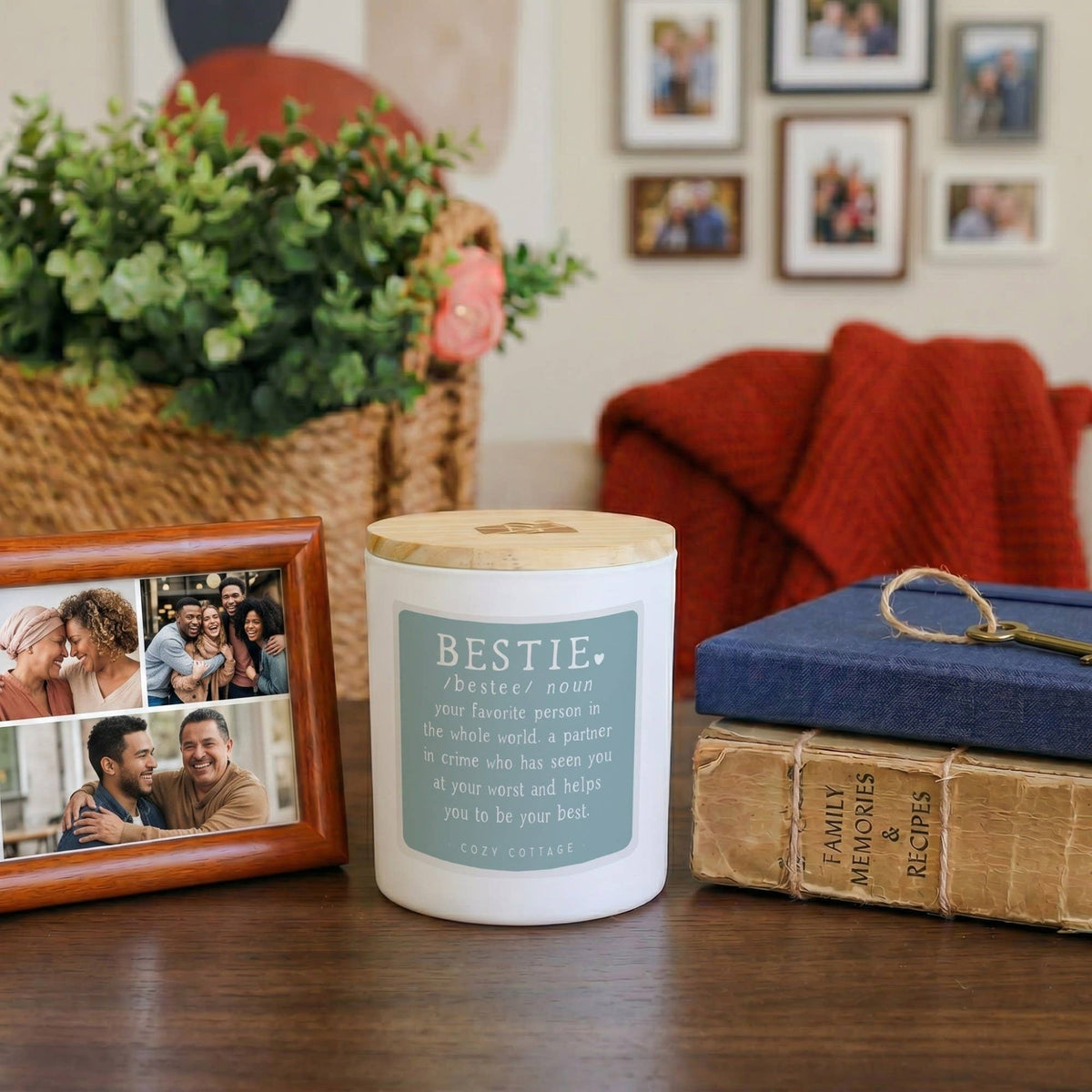 Bestie Definition Friend Gift Soy-Based Candle